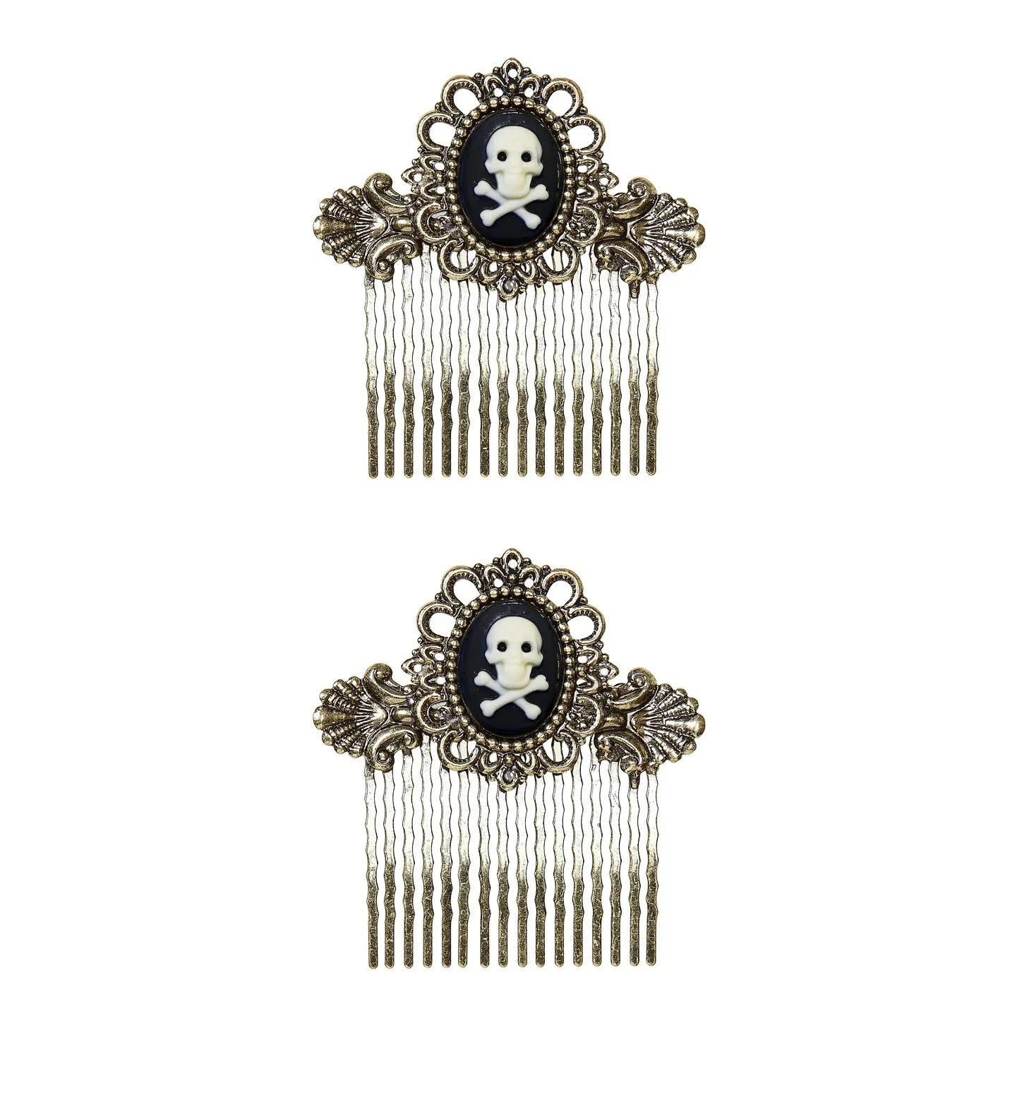 Peineta Pirata con Calaveras COMPLEMENTOS Widmann
